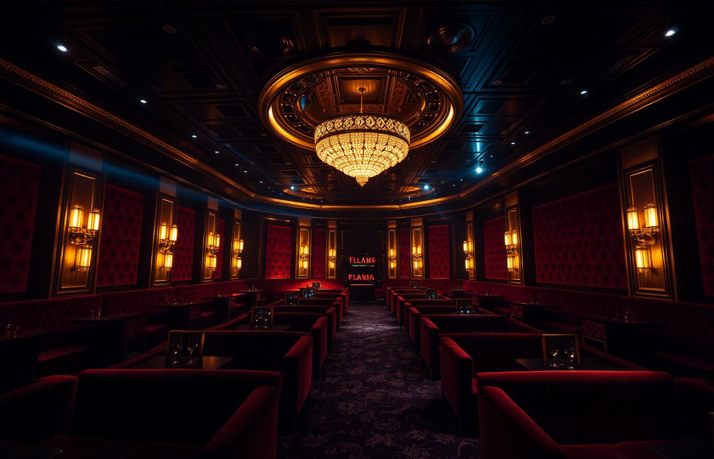 Velvet VIP mezzanine seating inside Centro Nightclub Lawrence